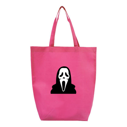 Scream Ghostface Q-Tees - Non-Woven Gusset Bottom Tote - Q1251