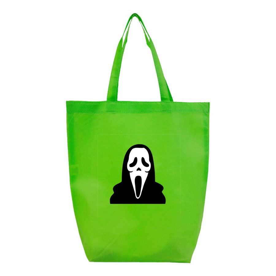 Scream Ghostface Q-Tees - Non-Woven Gusset Bottom Tote - Q1251