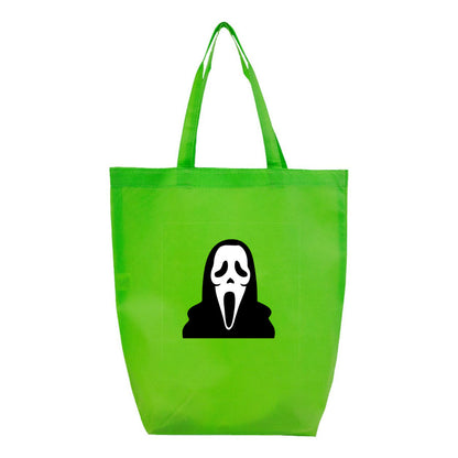 Scream Ghostface Q-Tees - Non-Woven Gusset Bottom Tote - Q1251