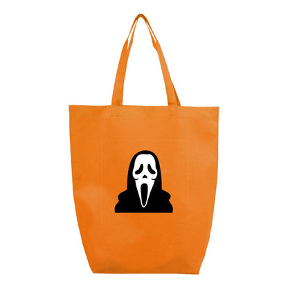 Scream Ghostface Q-Tees - Non-Woven Gusset Bottom Tote - Q1251
