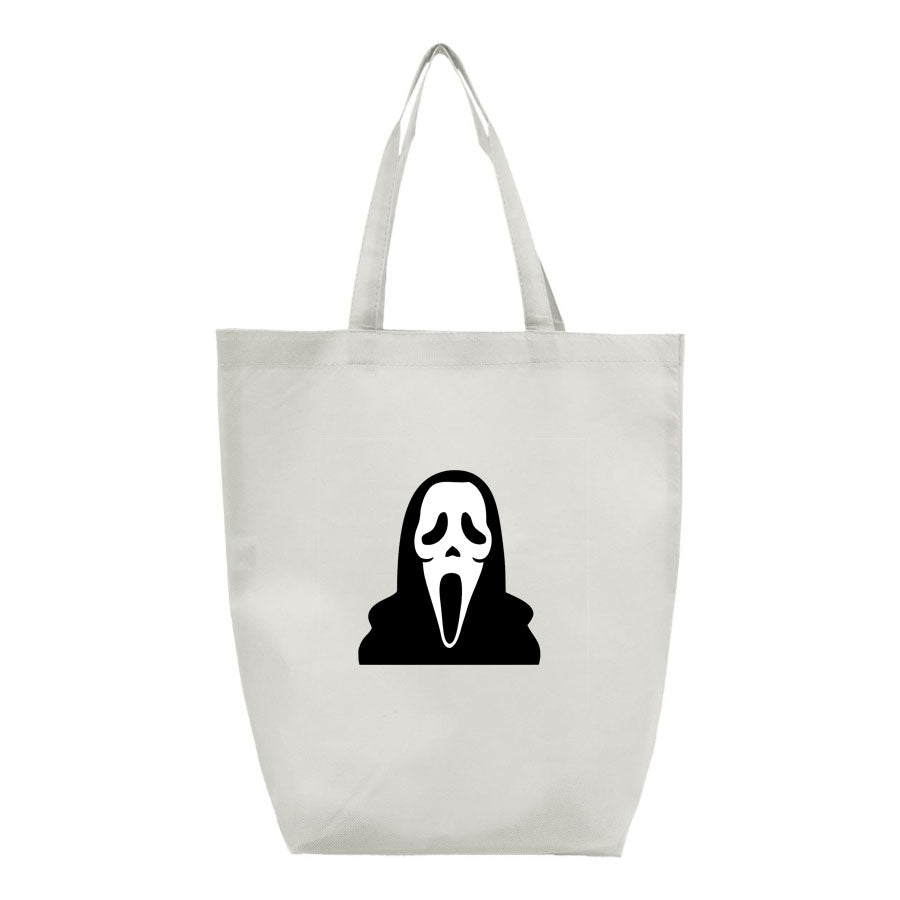 Scream Ghostface Q-Tees - Non-Woven Gusset Bottom Tote - Q1251