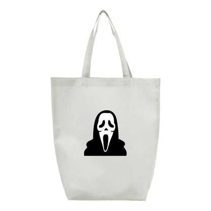 Scream Ghostface Q-Tees - Non-Woven Gusset Bottom Tote - Q1251