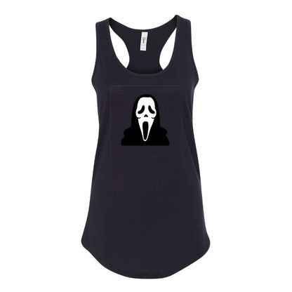 Women's Scream Ghostface Racerback Tank Top