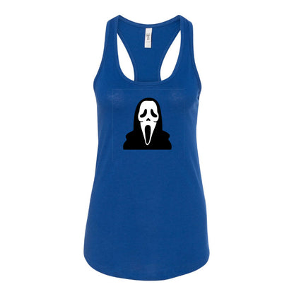 Women's Scream Ghostface Racerback Tank Top