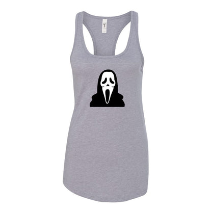 Women's Scream Ghostface Racerback Tank Top