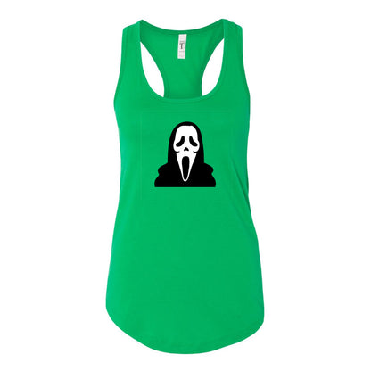Women's Scream Ghostface Racerback Tank Top