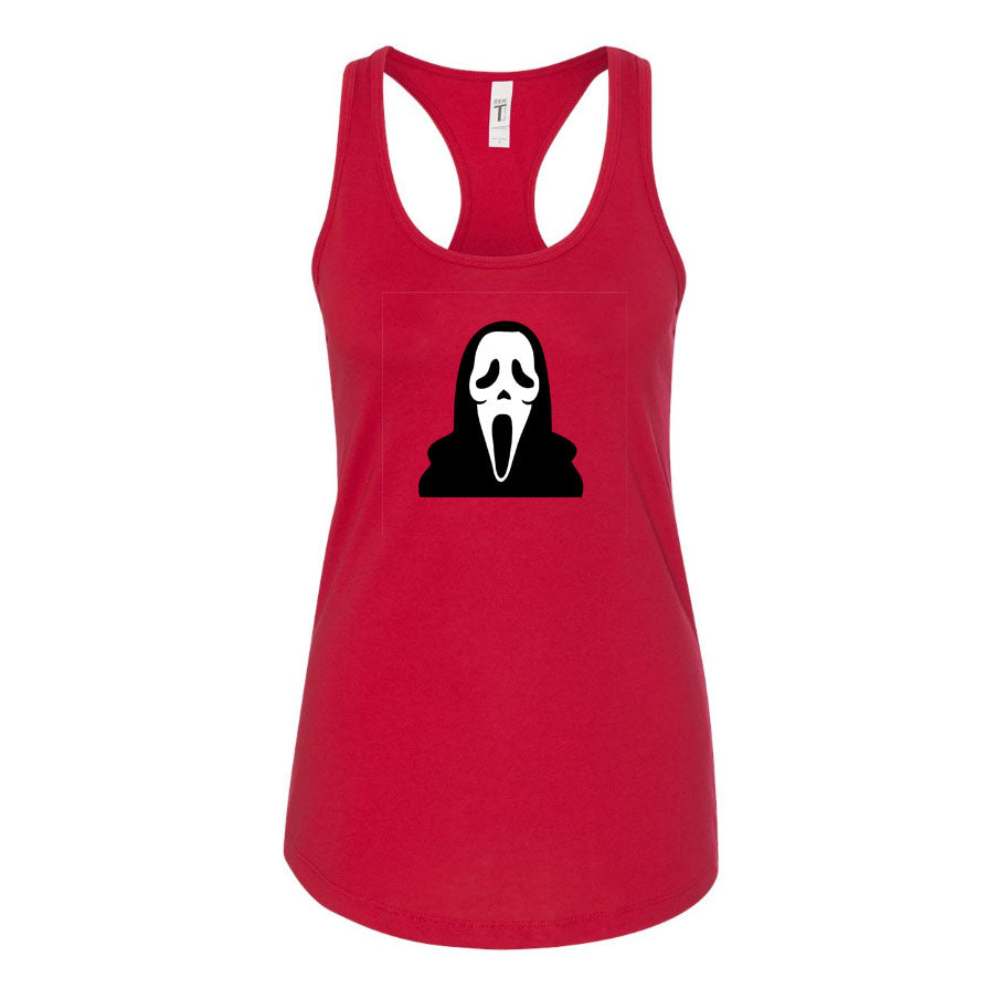 Women's Scream Ghostface Racerback Tank Top