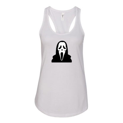 Women's Scream Ghostface Racerback Tank Top