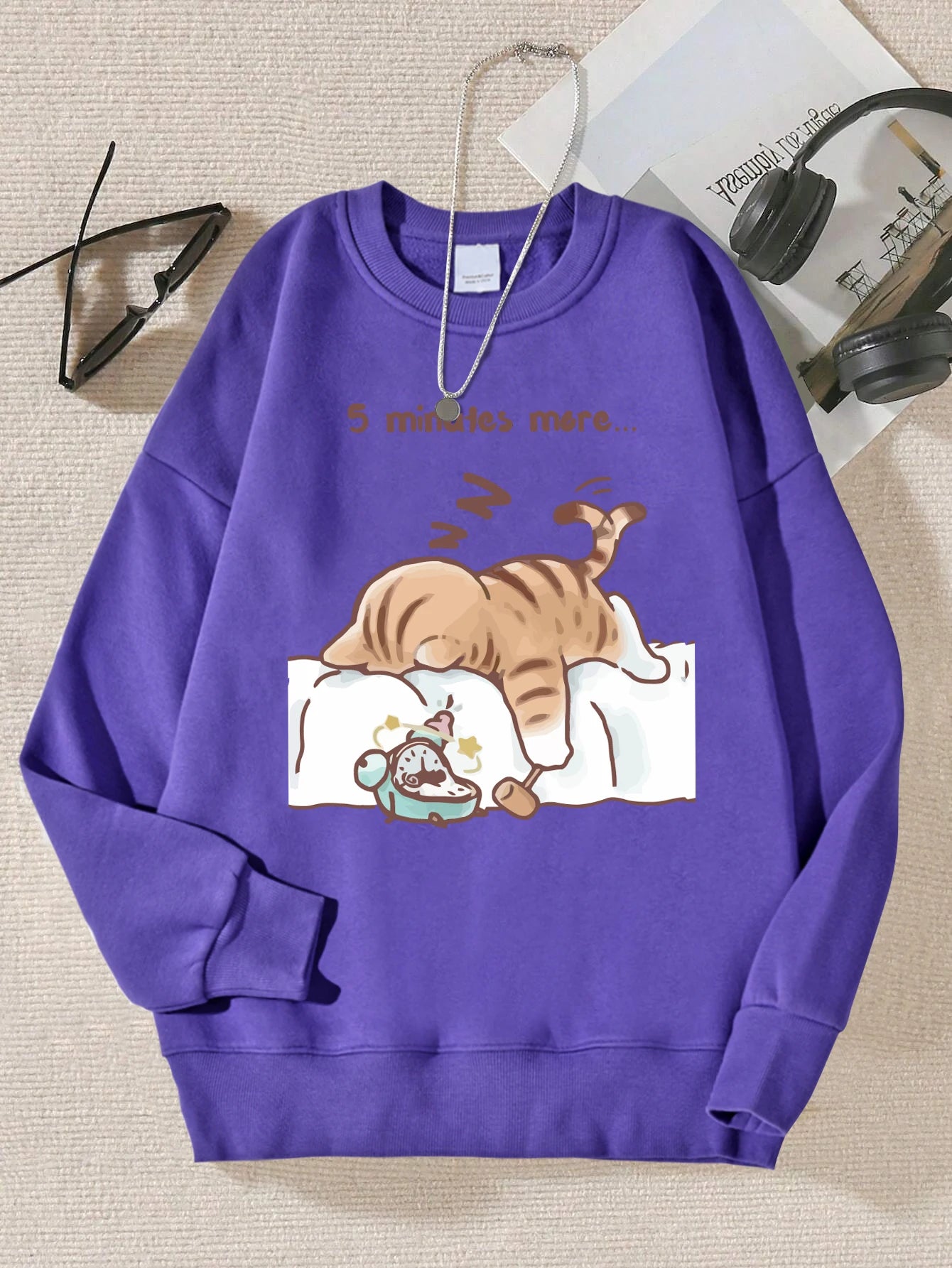 Sleepy Cat Sweatshirt