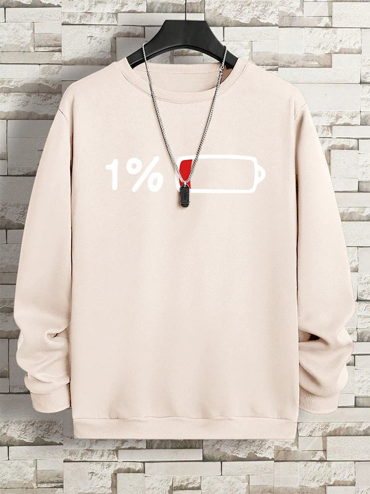 Urgent For Charging 1% Sweatshirt