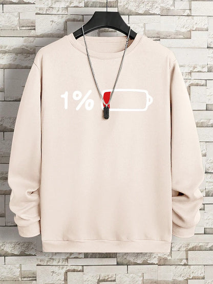 Urgent For Charging 1% Sweatshirt