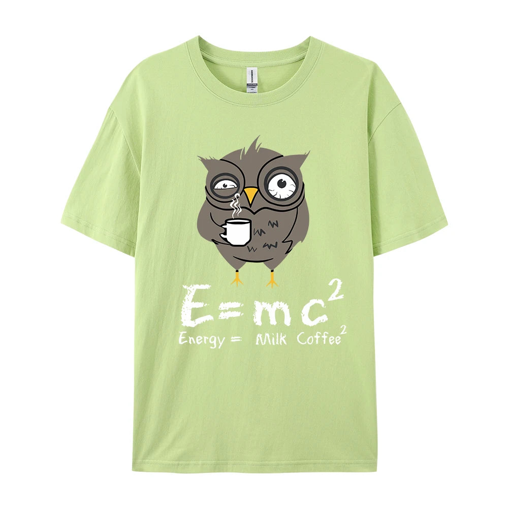E=MC2 Energy Milk Coffee T-Shirt