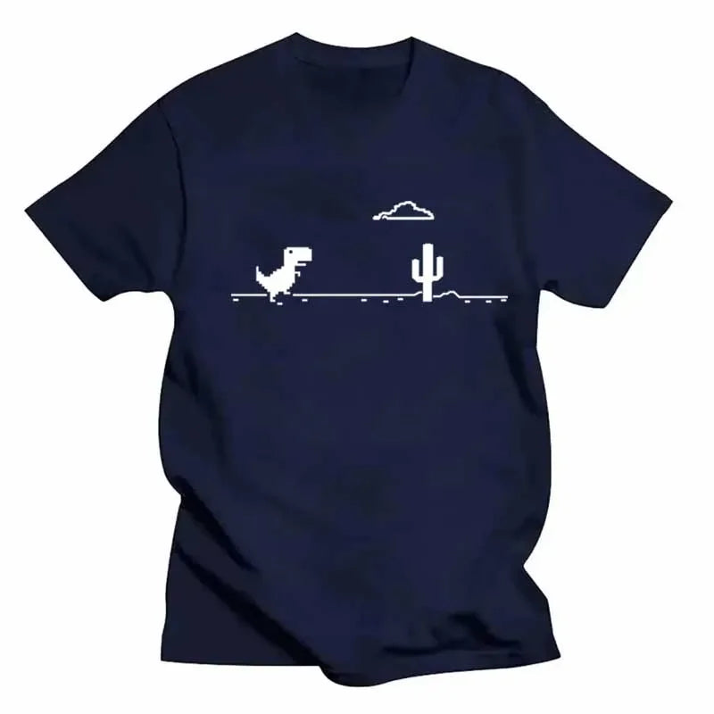 T-Rex No Internet Game T-Shirt