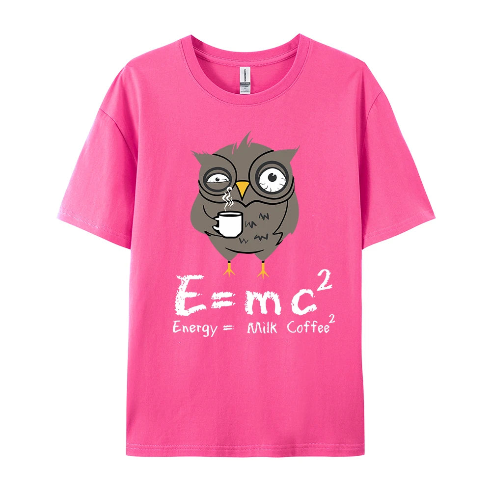 E=MC2 Energy Milk Coffee T-Shirt