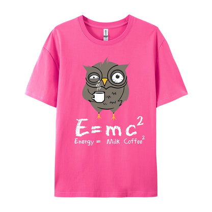 E=MC2 Energy Milk Coffee T-Shirt