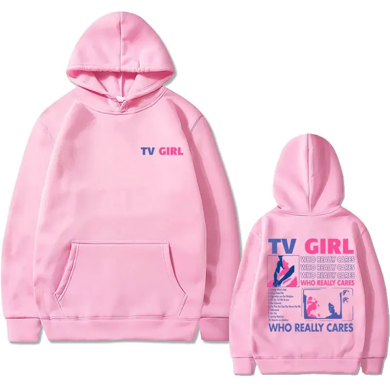TV Girl Who Really Cares Album Hoodie
