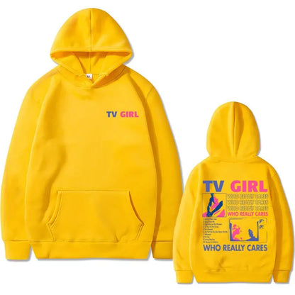 TV Girl Who Really Cares Album Hoodie