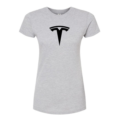 Women's Tesla Round Neck T-Shirt