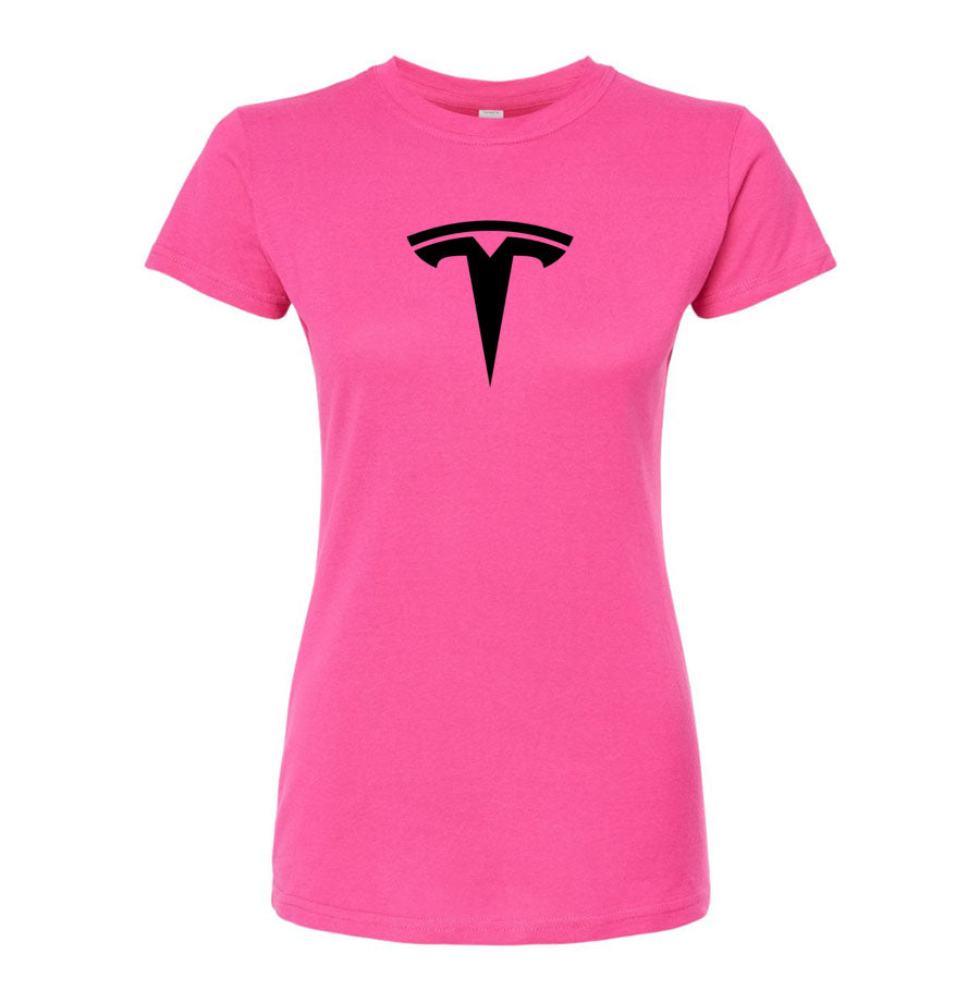 Women's Tesla Round Neck T-Shirt