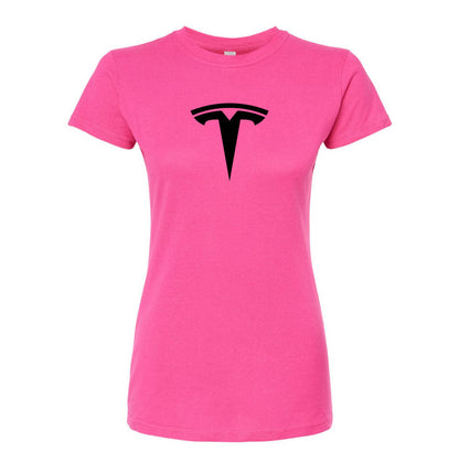 Women's Tesla Round Neck T-Shirt