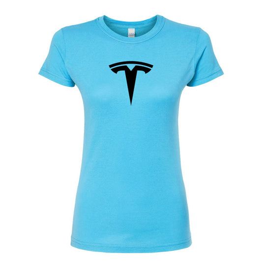 Women's Tesla Round Neck T-Shirt