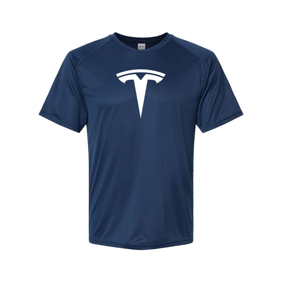 Youth Kids Tesla Polyester T-Shirt