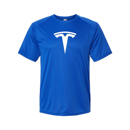 Youth Kids Tesla Polyester T-Shirt