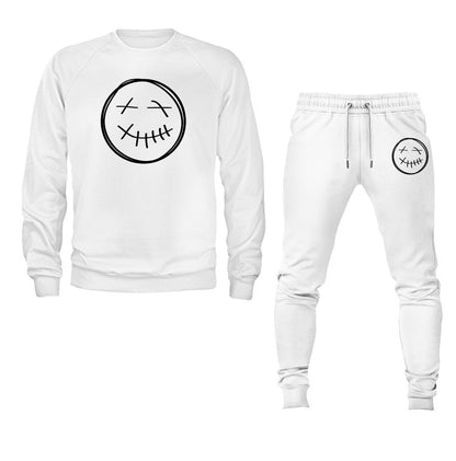 Men's Travis Scott Crewneck Sweatshirt Joggers Suit