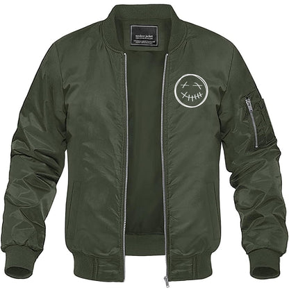Men's Travis Scott Lightweight Bomber Jacket Windbreaker Softshell Varsity Jacket Coat