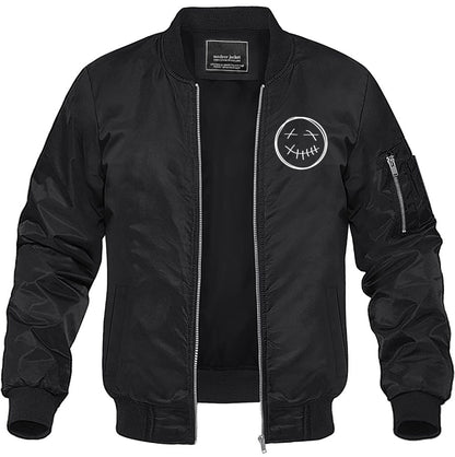 Men's Travis Scott Lightweight Bomber Jacket Windbreaker Softshell Varsity Jacket Coat