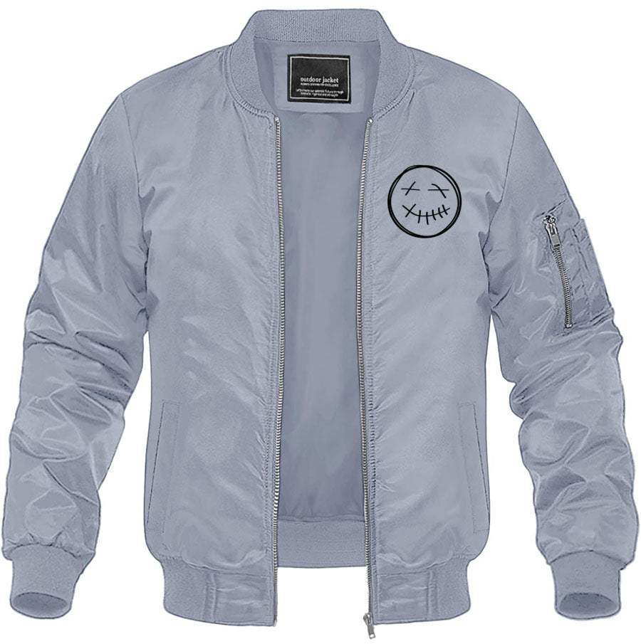 Men's Travis Scott Lightweight Bomber Jacket Windbreaker Softshell Varsity Jacket Coat
